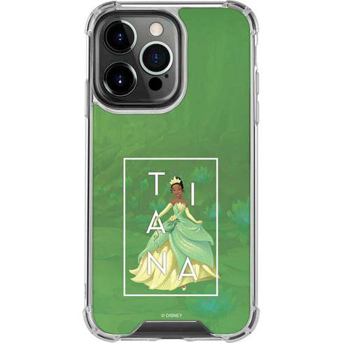 Disney Princess Tiana Floral iPhone 16 Pro Clear Case